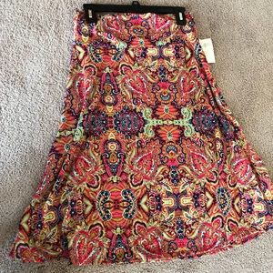 LuLaRoe Azure Skirt Size Large